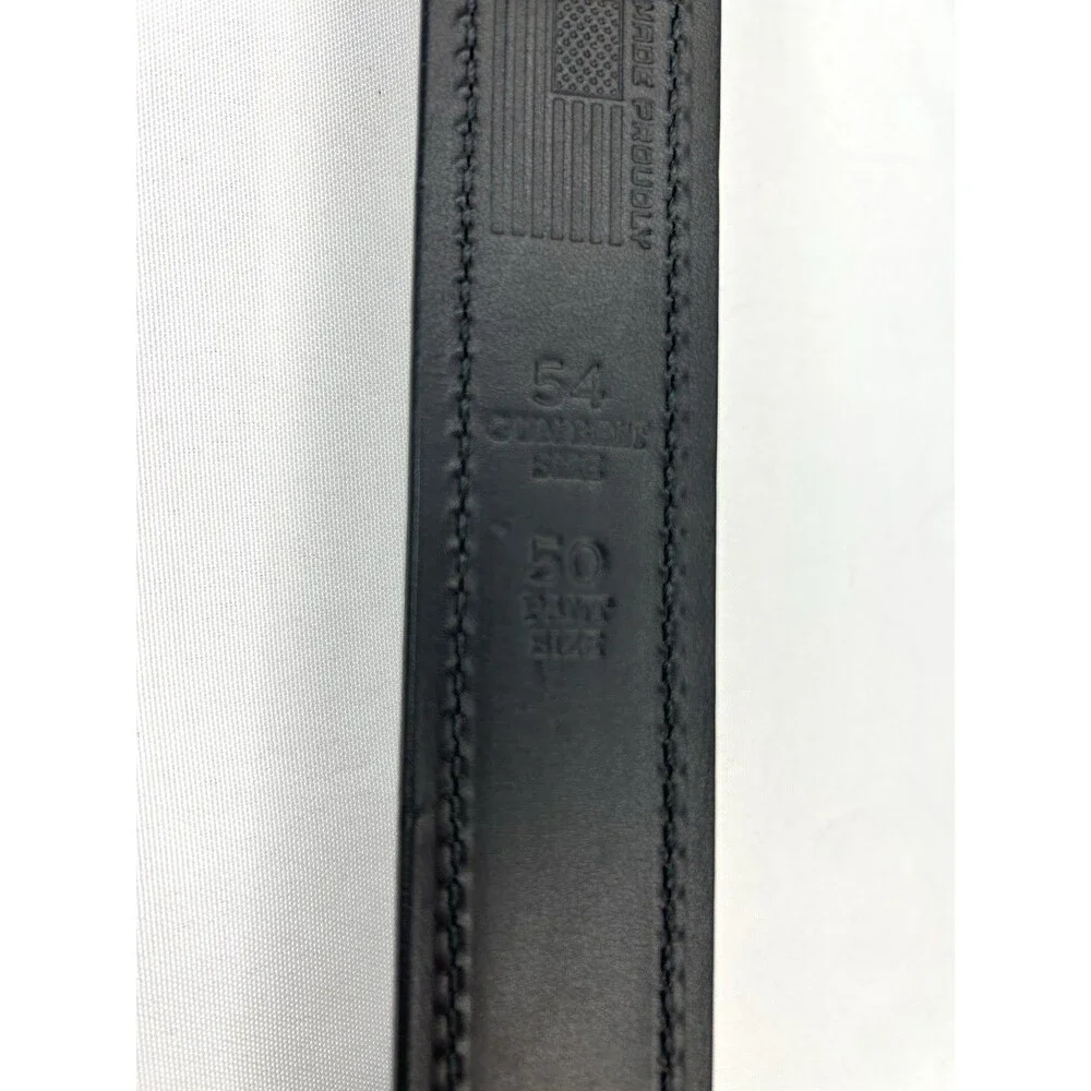 Alien Gear Gun Belt Black Leather Size 50 Heavy Duty Tactical Belt 54